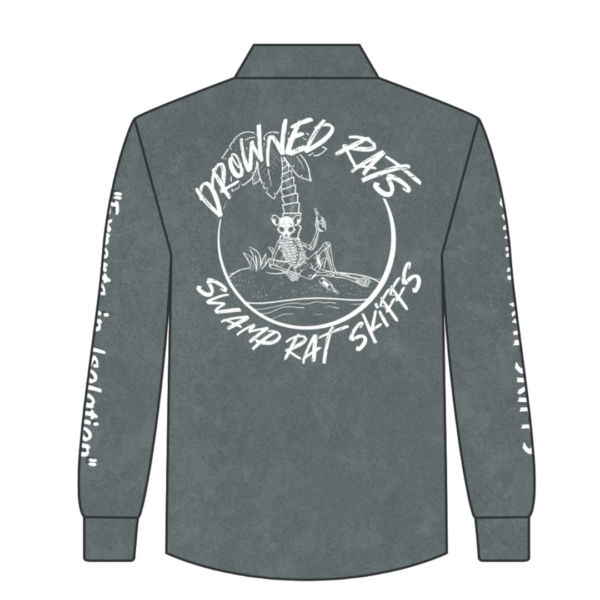 Swamp Rat Skiffs Grey Fishing Shirt